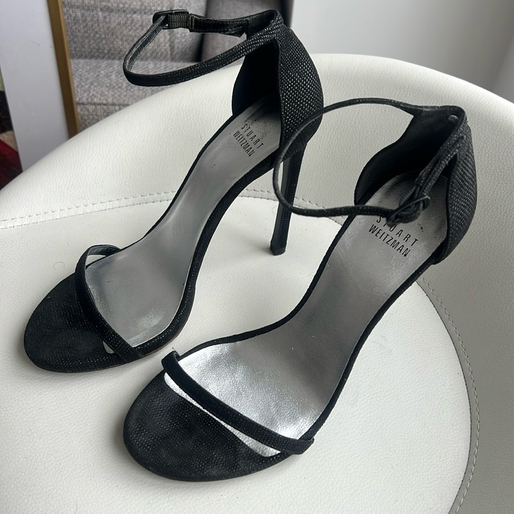 Stuart weitzman nudist 100 mm heel sandal
